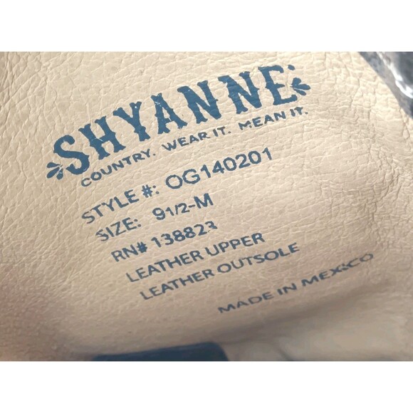 Shyanne Women's Loretta Western Boots Size 9.5 M Snip Toe Brown Retail $199 - Picture 13 of 13